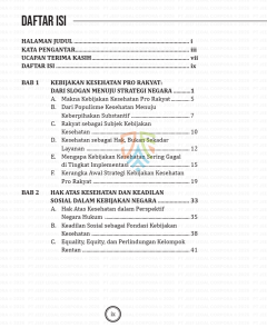 BUKU STRATEGI KEBIJAKAN KESEHATAN PRO RAKYAT