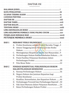BUKU PERLINDUNGAN HUKUM BAGI PROFESI KESEHATAN DI INDONESIA