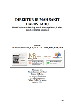 Direktur Rumah Sakit Harus Tahu