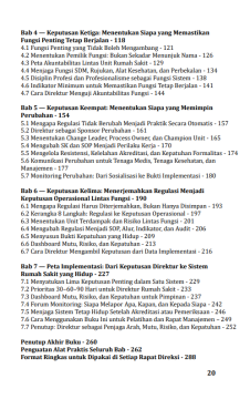 Direktur Rumah Sakit Harus Tahu
