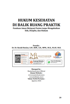 Hukum Kesehatan Di Balik Ruang Praktik