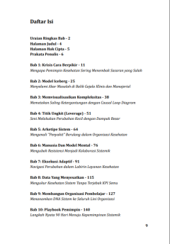 Buku Berpikir Sistem untuk Pemimpin Kesehatan